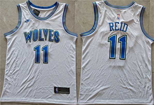 Men%27s Minnesota Timberwolves #11 Naz Reid White Stitched Jersey->los angeles clippers->NBA Jersey